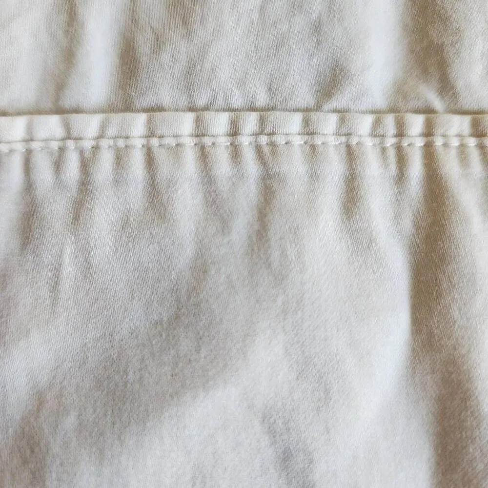 Long cream pillowcase 37x18